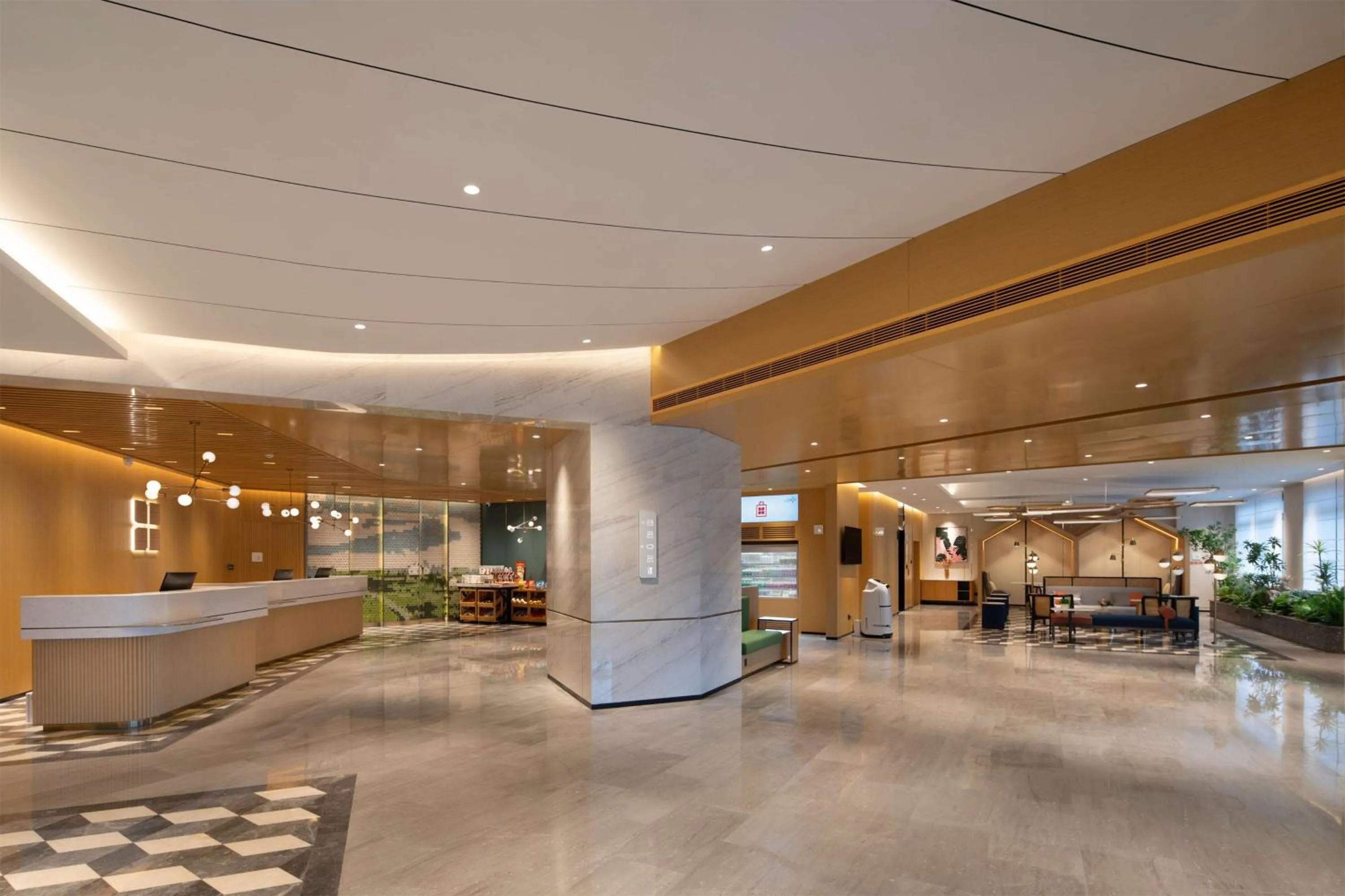 Lobby or reception in Hilton Garden Inn Hulunbuir Hailar