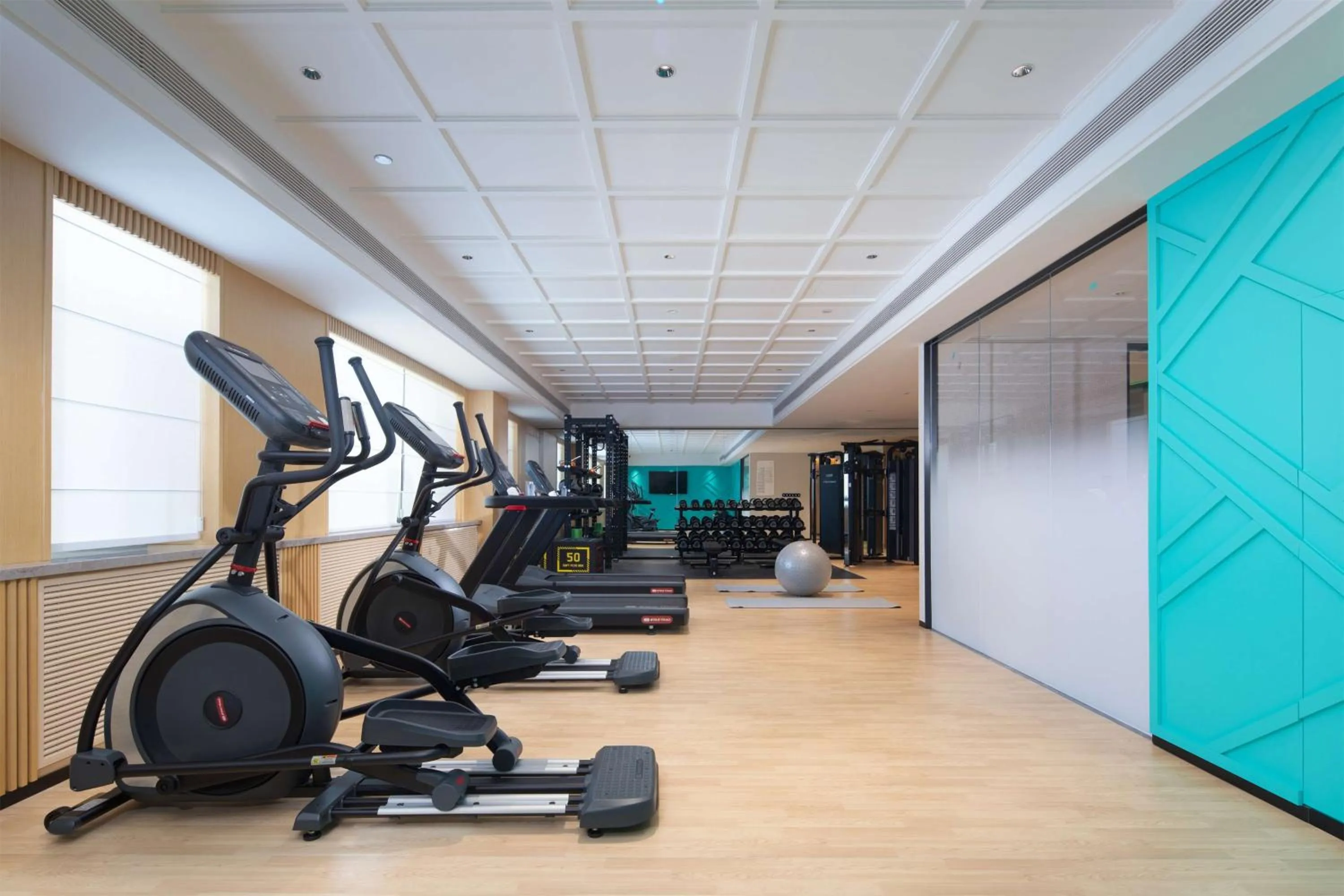 Fitness centre/facilities in Hilton Garden Inn Hulunbuir Hailar