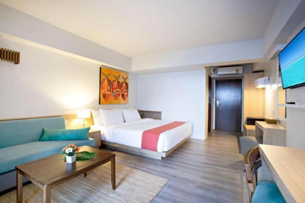 Bed in Wild Orchid Villa Krabi