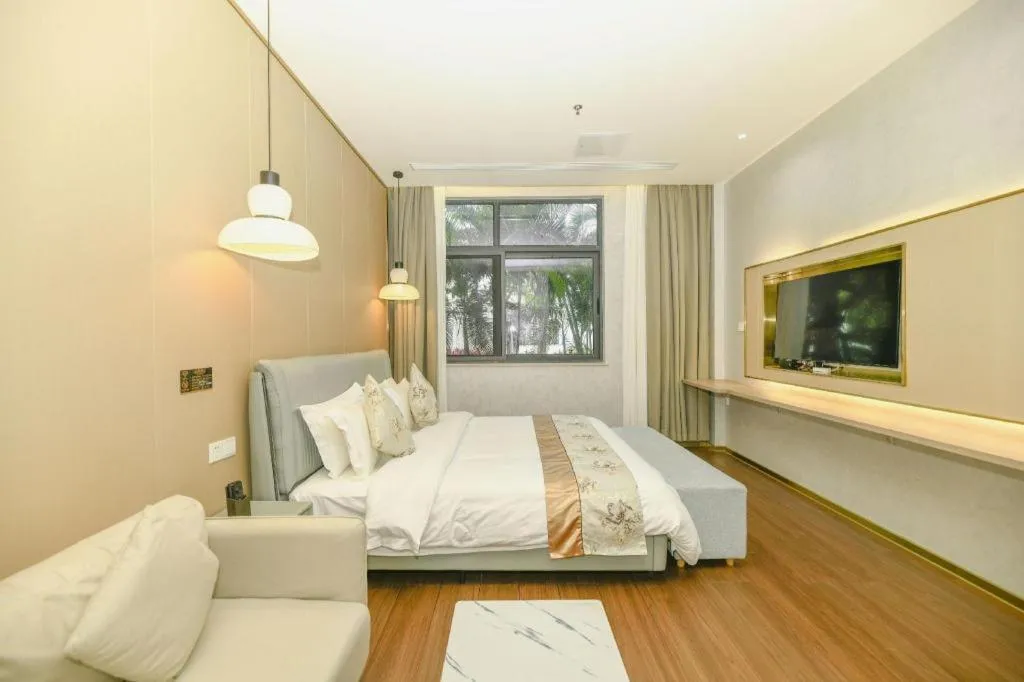 Bed in Serenity Marina Hotel