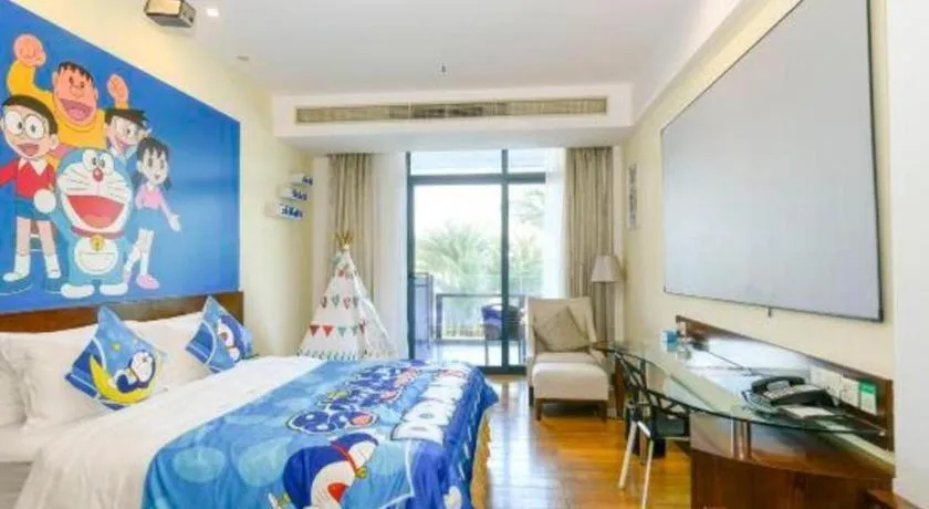 Bed in Serenity Marina Hotel