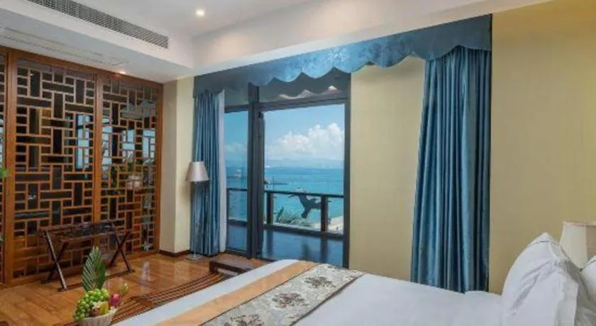 Bed in Serenity Marina Hotel