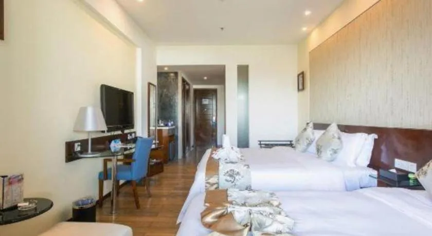 Bed in Serenity Marina Hotel