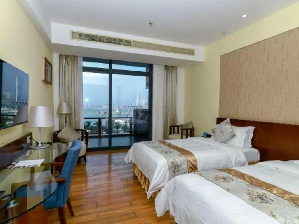 Bed in Serenity Marina Hotel