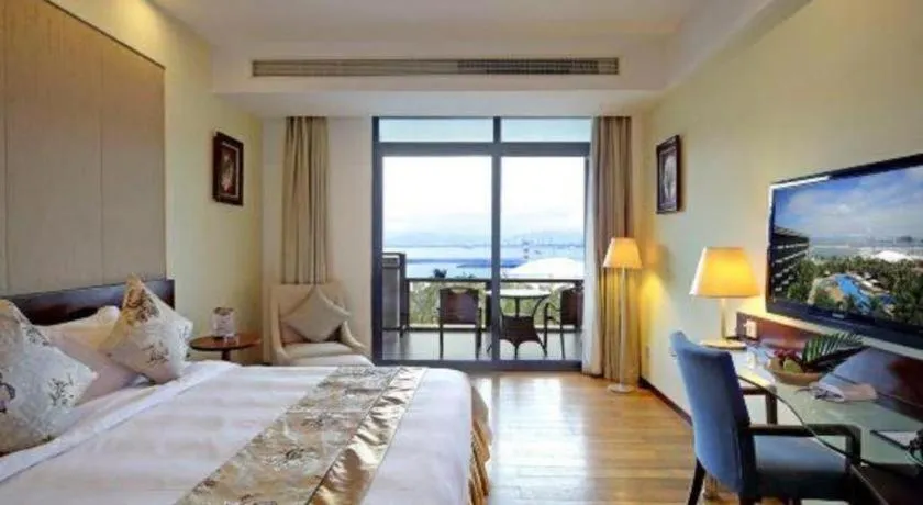 Bed in Serenity Marina Hotel