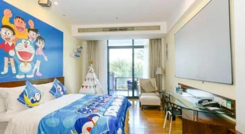 Bed in Serenity Marina Hotel