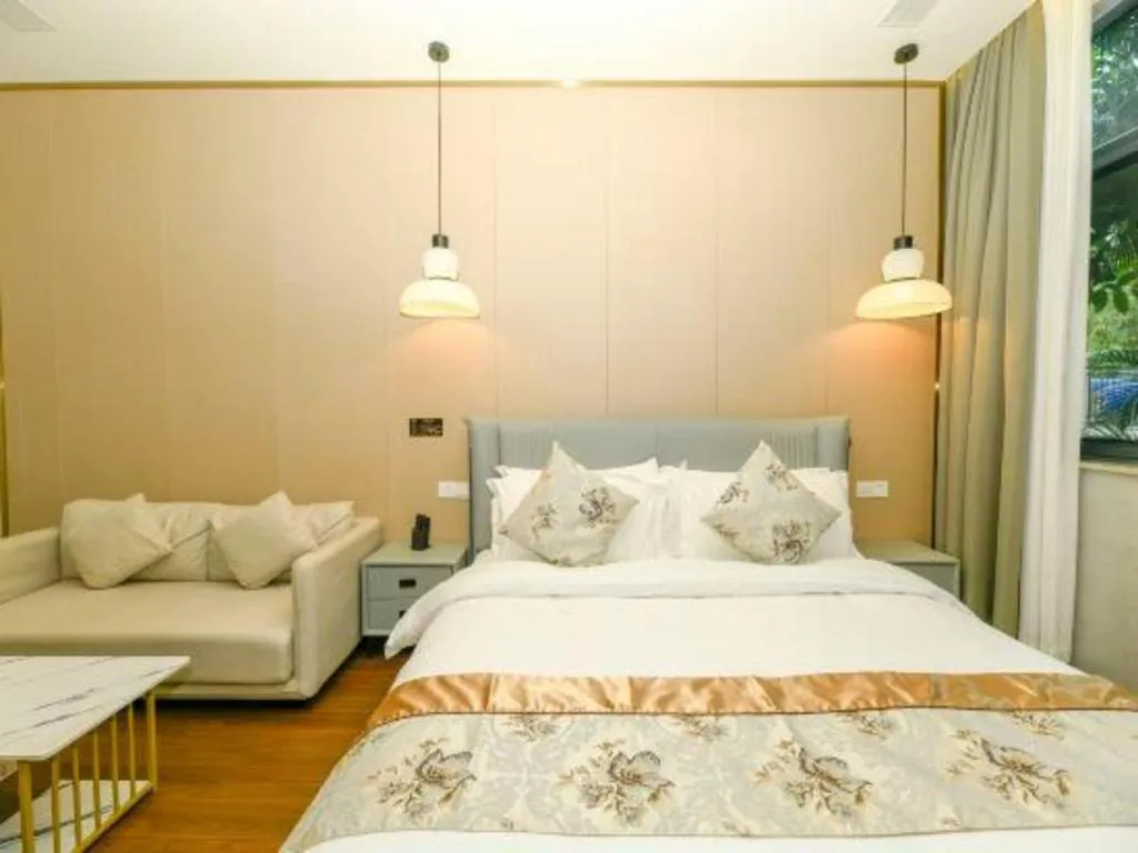 Bed in Serenity Marina Hotel