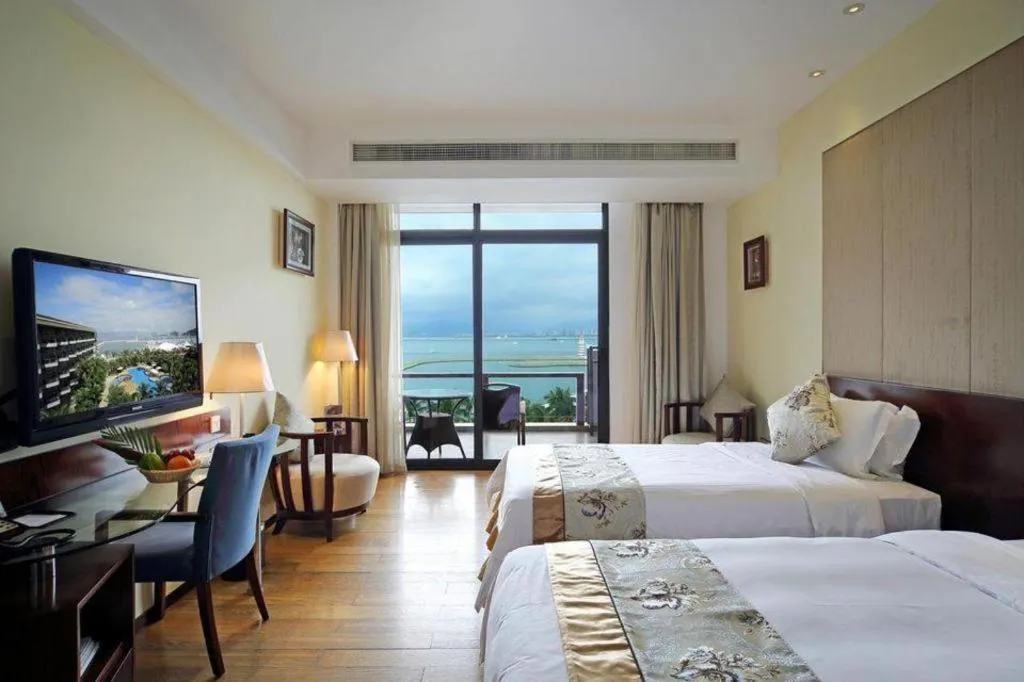 Bed in Serenity Marina Hotel