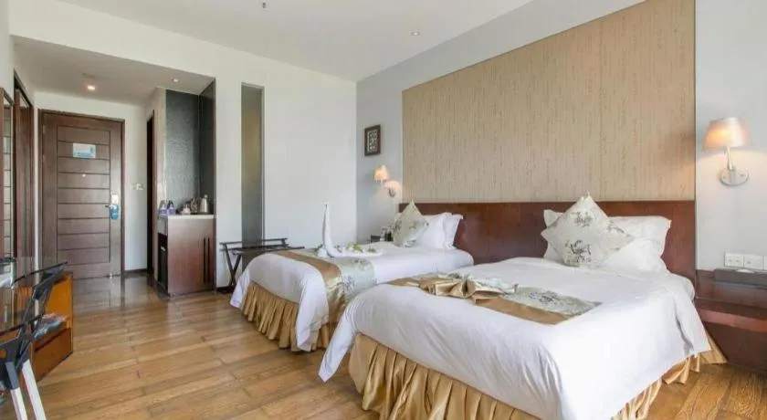 Bed in Serenity Marina Hotel