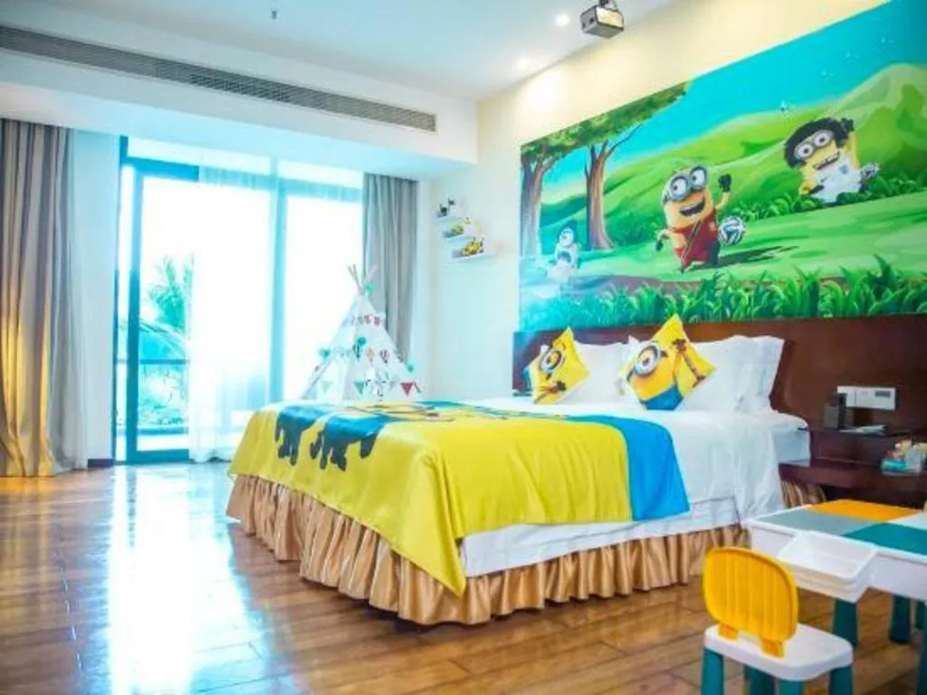 Bed in Serenity Marina Hotel