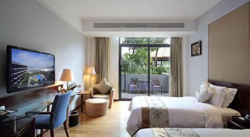 Bed in Serenity Marina Hotel