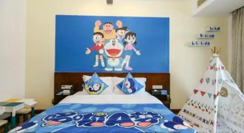 Bed in Serenity Marina Hotel