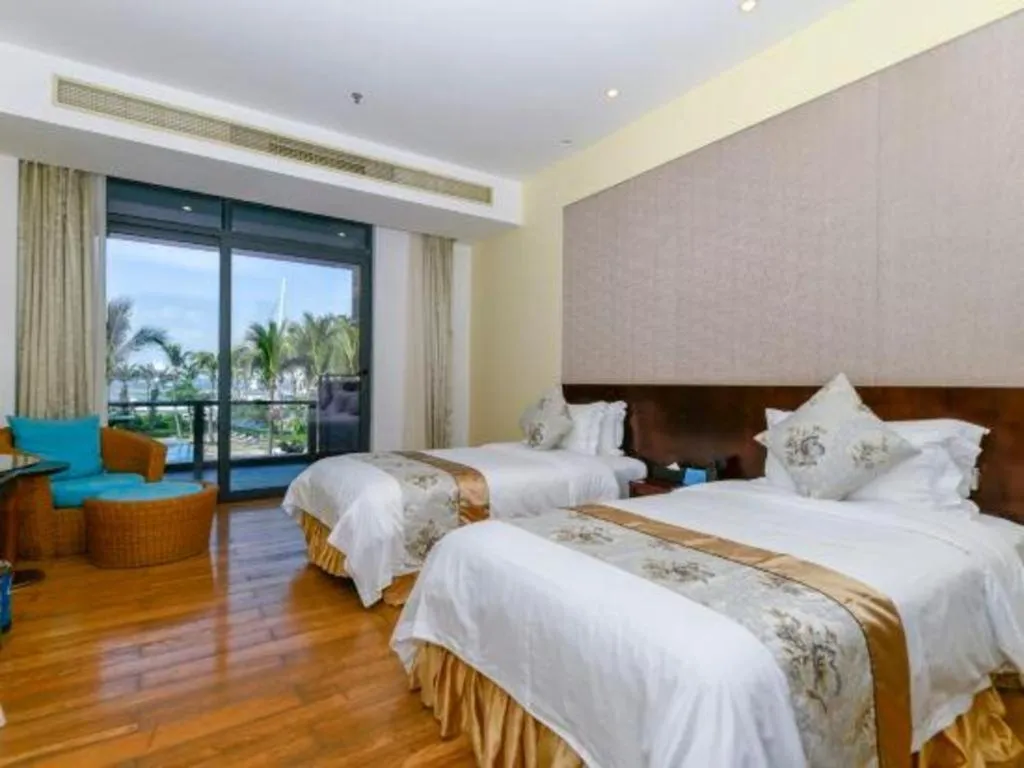 Bed in Serenity Marina Hotel