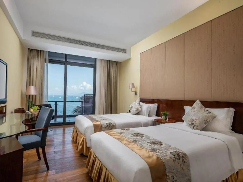 Bed in Serenity Marina Hotel