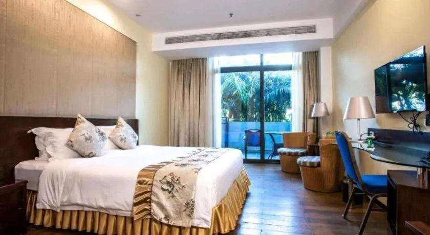 Bed in Serenity Marina Hotel