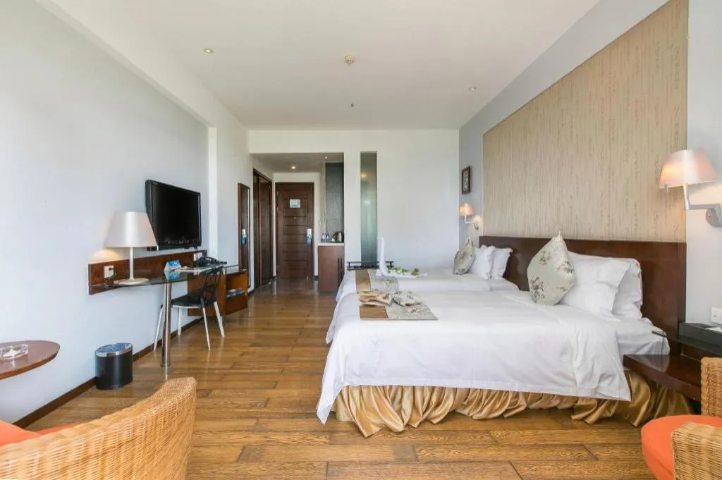 Bed in Serenity Marina Hotel