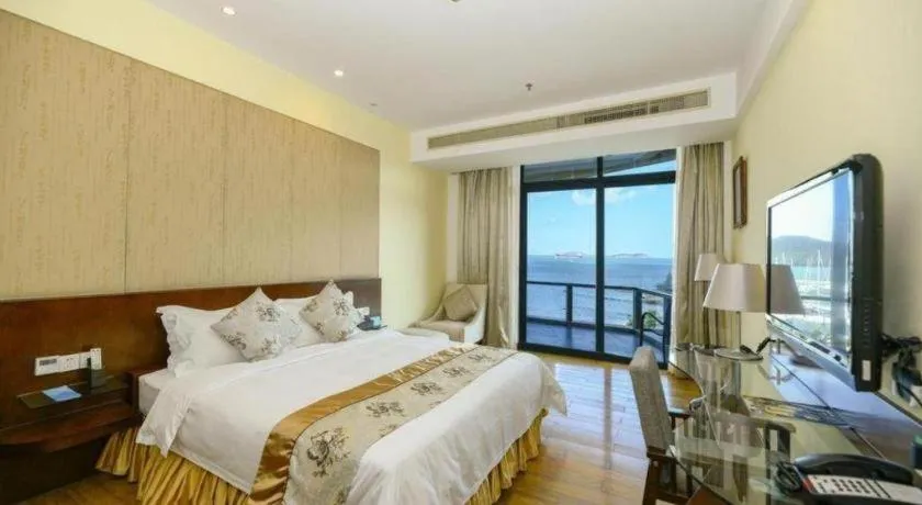 Bed in Serenity Marina Hotel