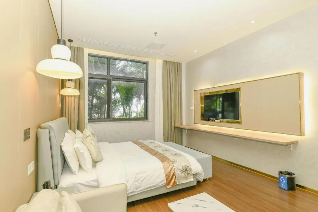 Bed in Serenity Marina Hotel