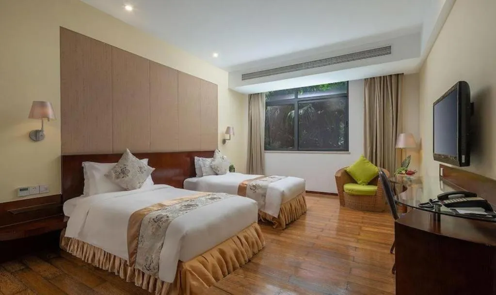 Bed in Serenity Marina Hotel