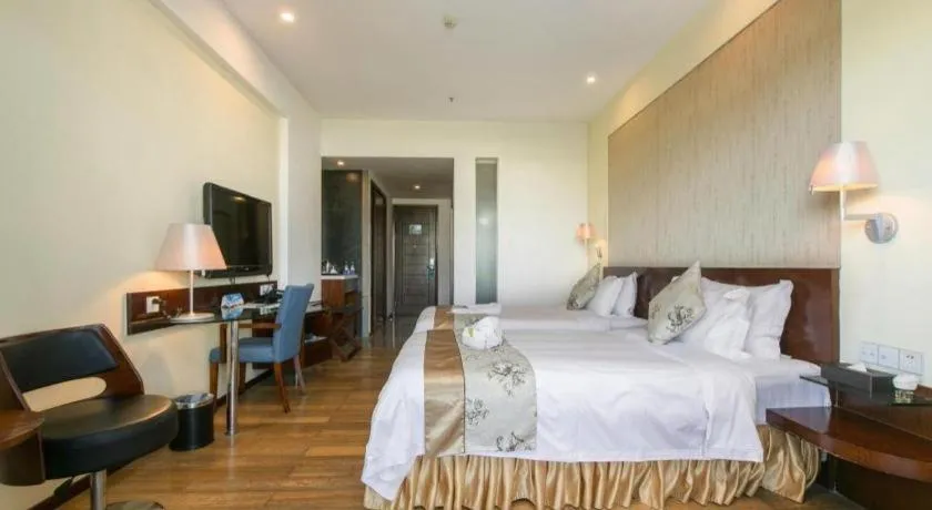 Bed in Serenity Marina Hotel