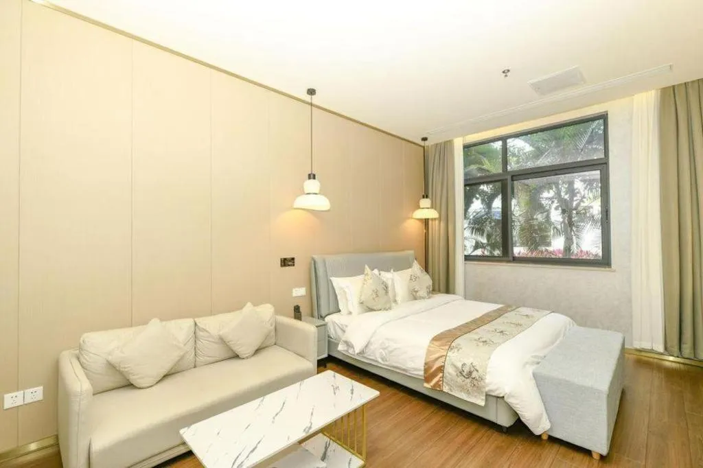 Bed in Serenity Marina Hotel