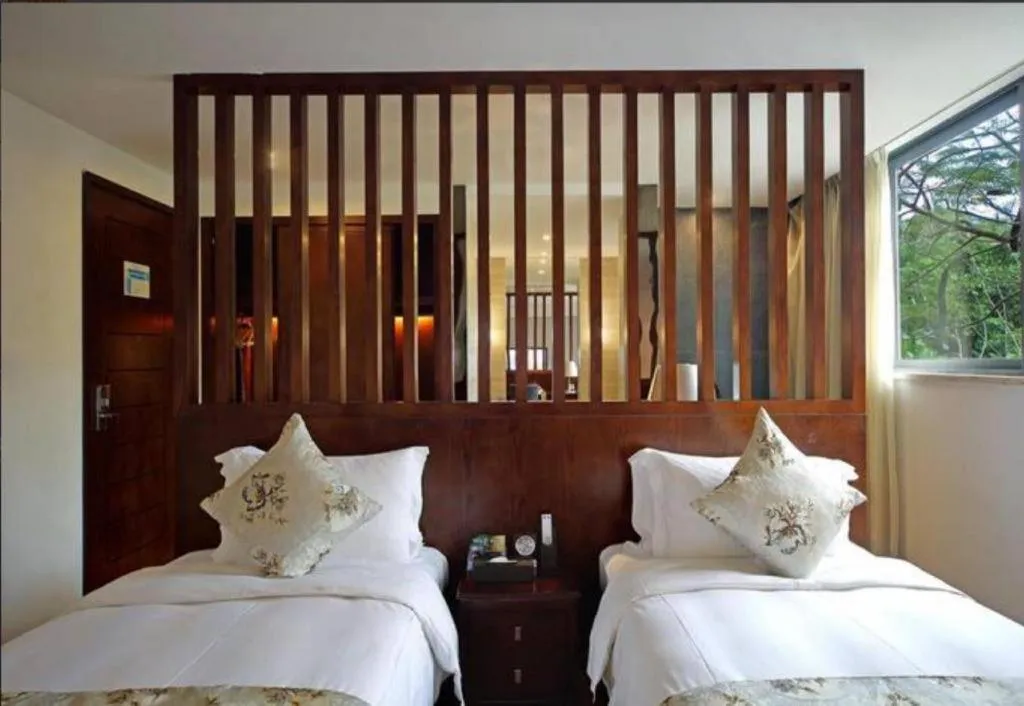 Bed in Serenity Marina Hotel