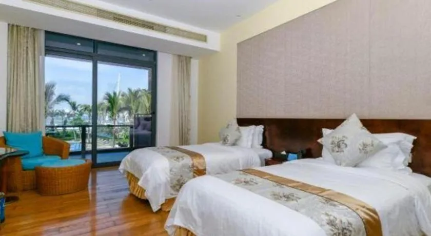 Bed in Serenity Marina Hotel