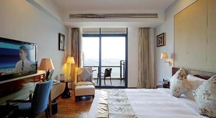 Bed in Serenity Marina Hotel