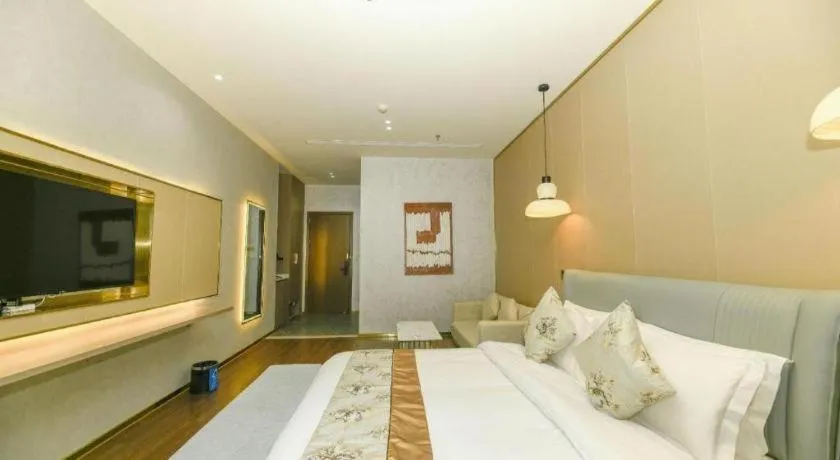 Bed in Serenity Marina Hotel