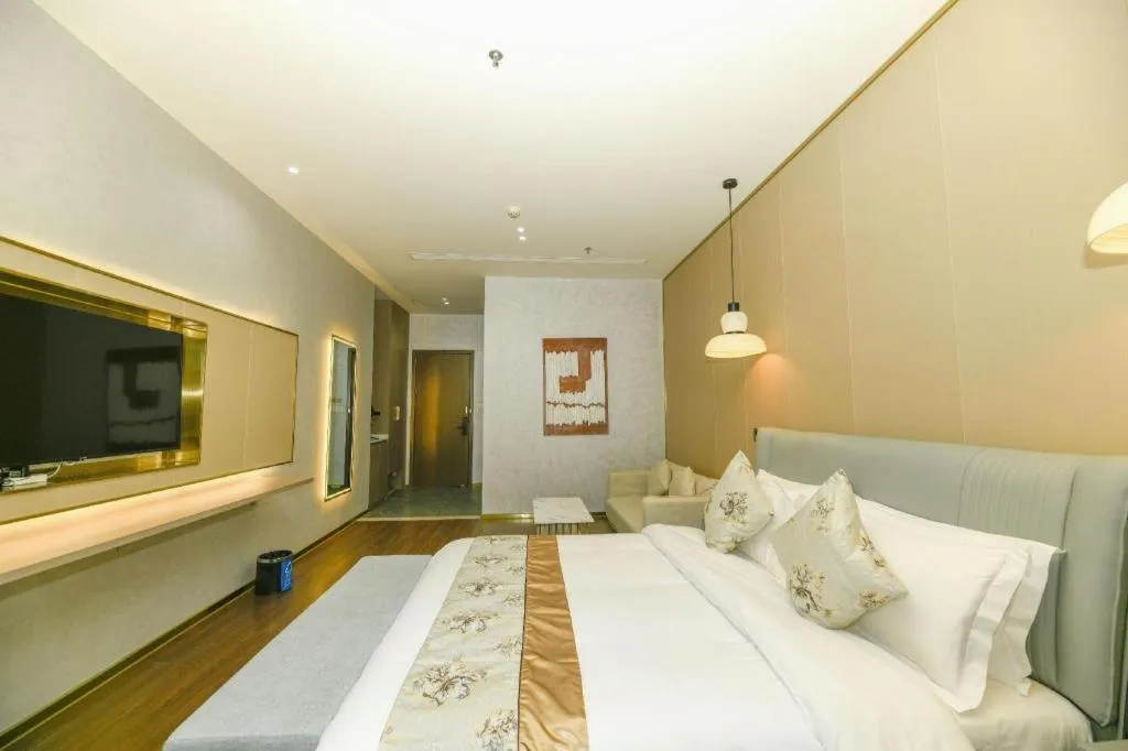 Bed in Serenity Marina Hotel