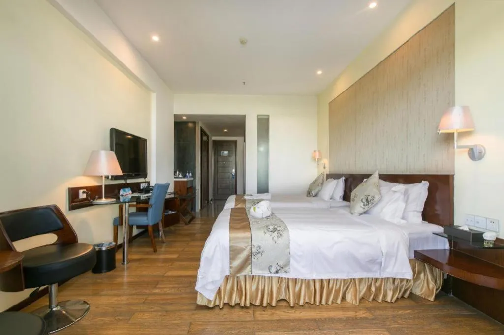 Bed in Serenity Marina Hotel