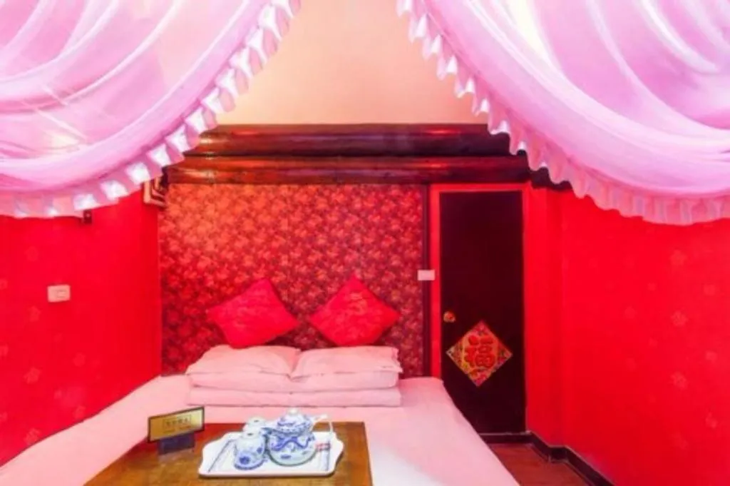 Bed in Pingyao Yufengheng Hotel