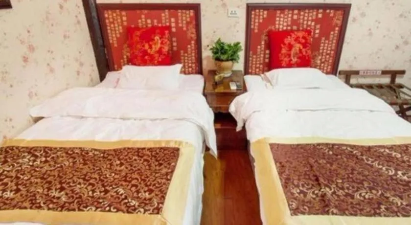 Bed in Pingyao Yufengheng Hotel