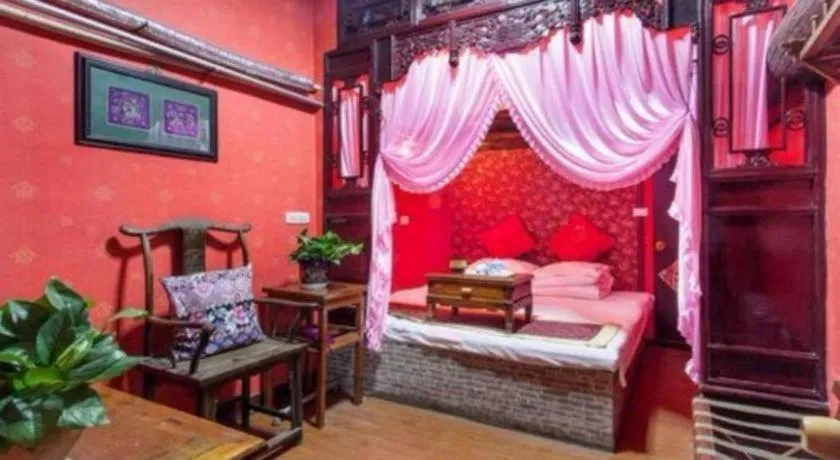 Bed in Pingyao Yufengheng Hotel