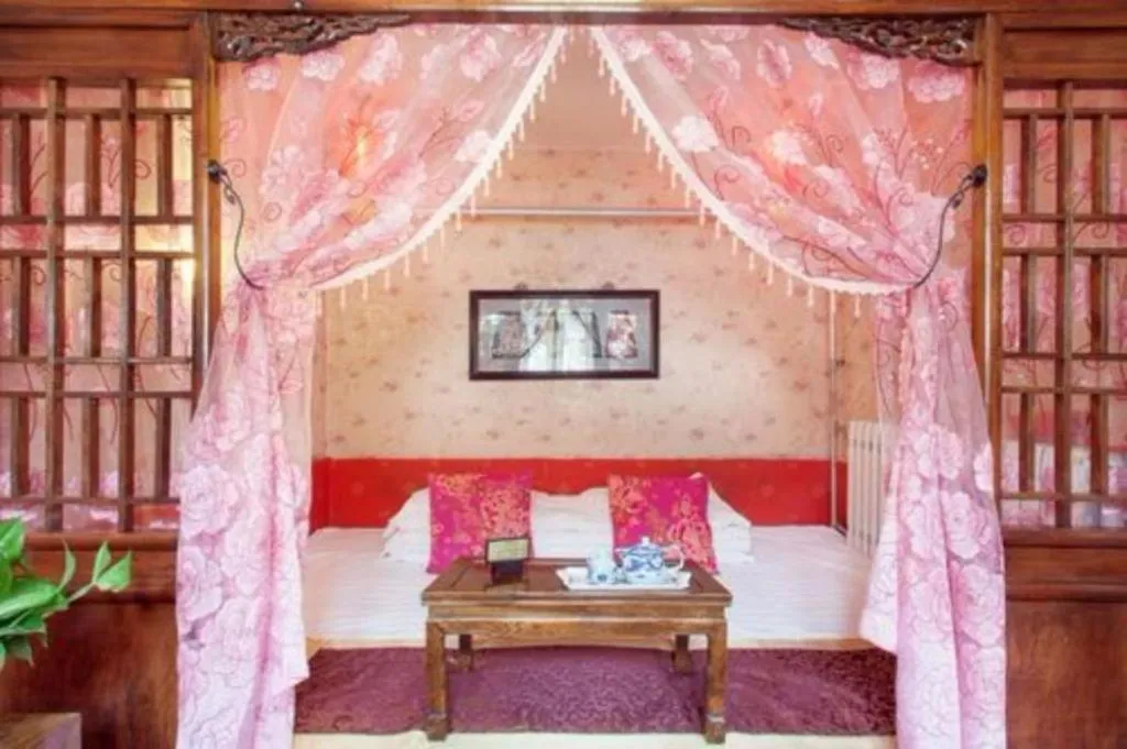 Bed in Pingyao Yufengheng Hotel