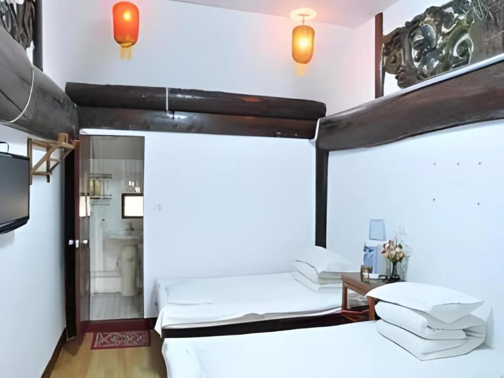 Bed in Pingyao Yufengheng Hotel