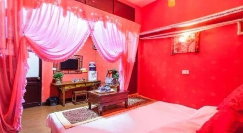 Bed in Pingyao Yufengheng Hotel