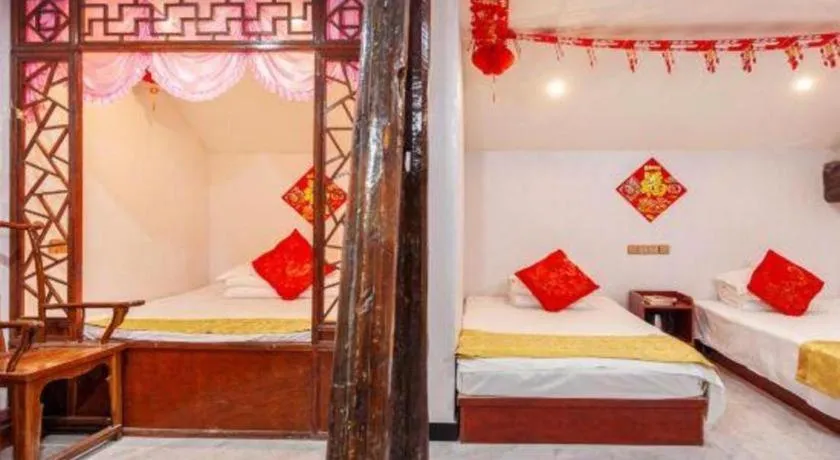 Bed in Pingyao Yufengheng Hotel