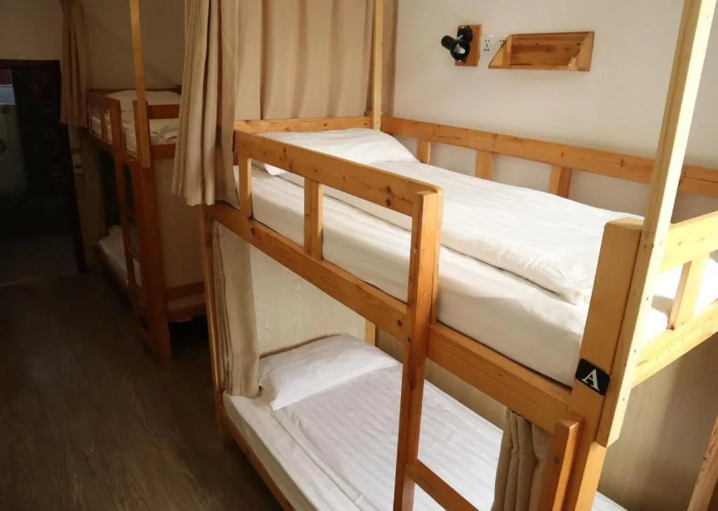 Bed in Shanghai Blue Mountain Bund Youth Hostel