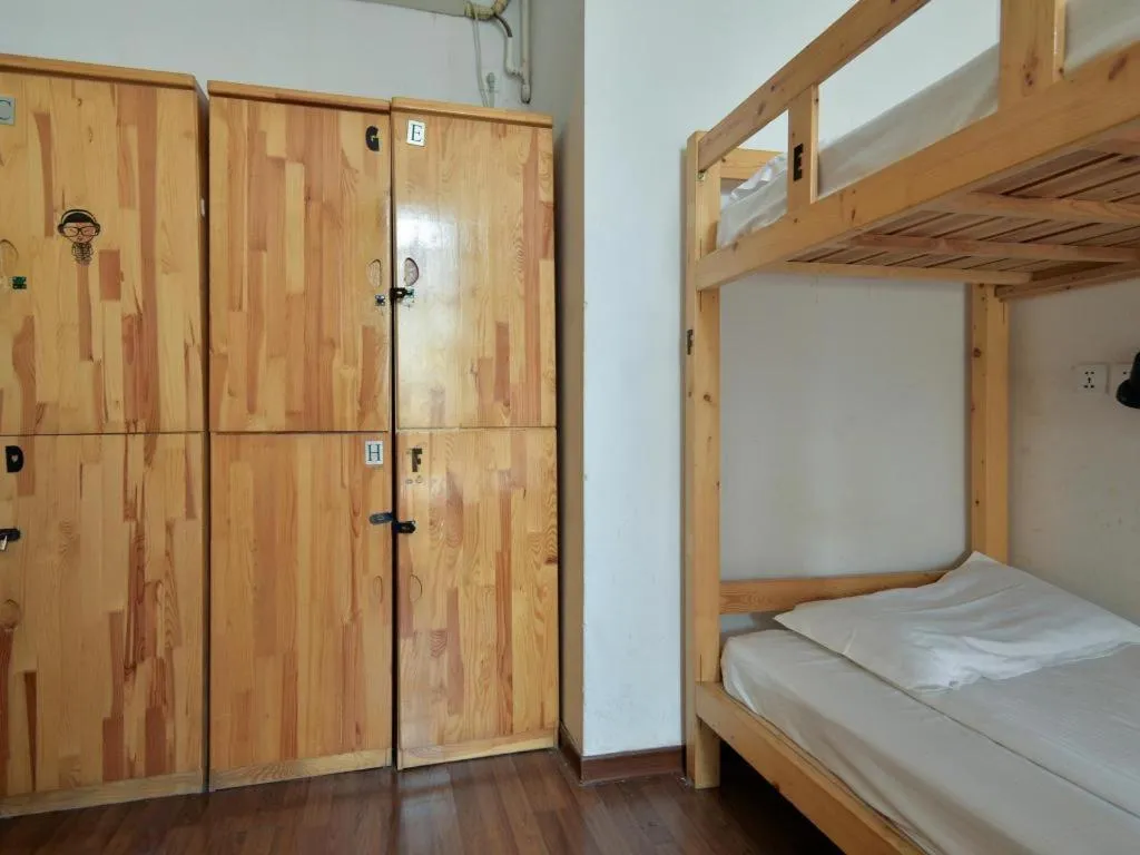 Bed in Shanghai Blue Mountain Bund Youth Hostel