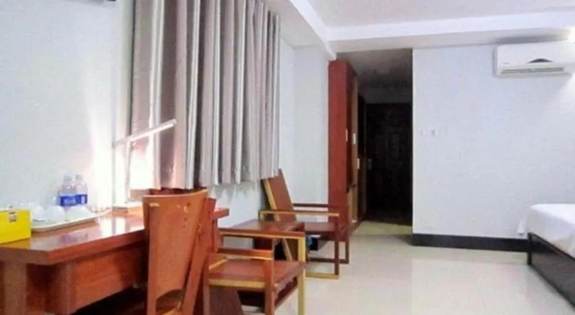 Bed in An Dong Center Hotel Chinatown Saigon