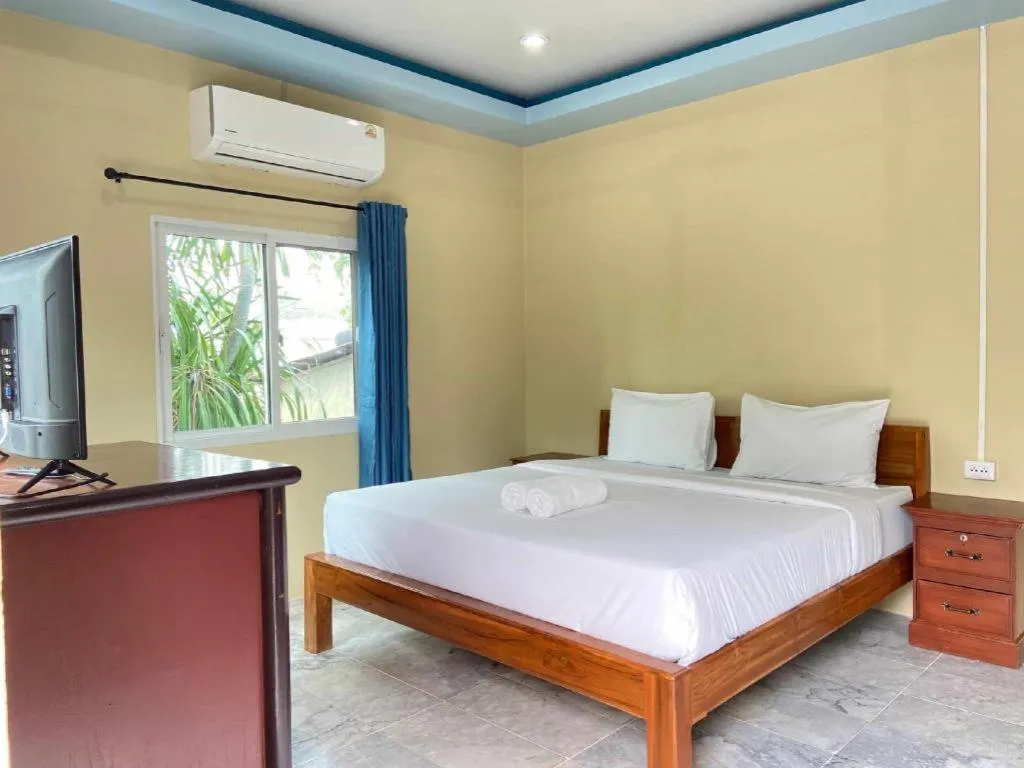 Bed in Hihotel Saraburi