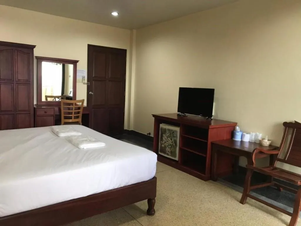 Bed in Hihotel Saraburi