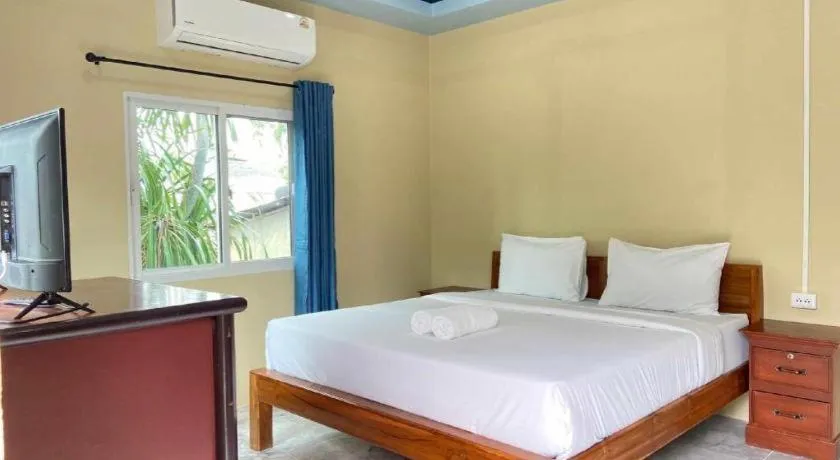 Bed in Hihotel Saraburi