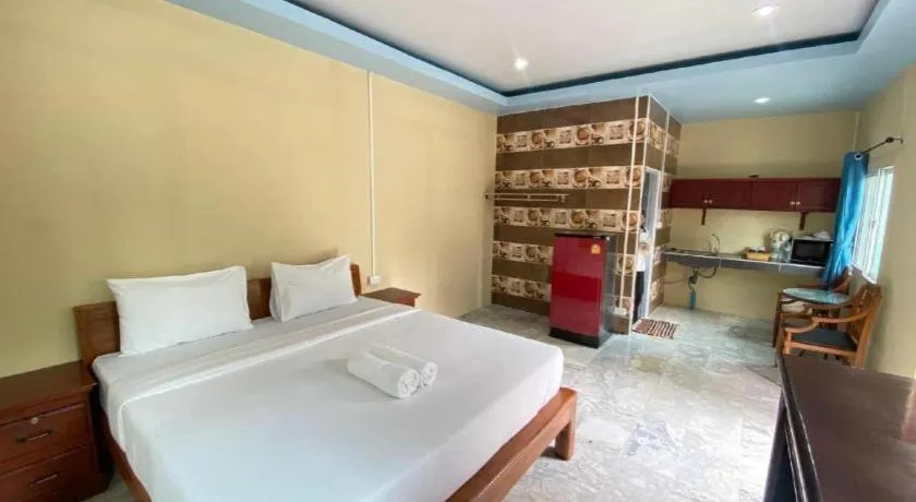 Bed in Hihotel Saraburi