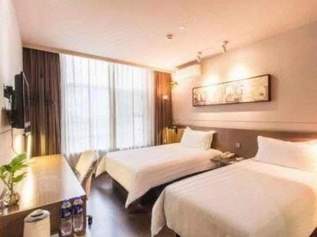 Bed in Jinjiang Inn Select Suzhou Industrial Park Dushu Lake Dongxing Road