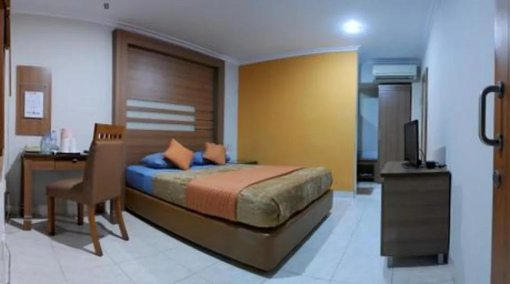 Bed in Hotel Senen Indah Syariah