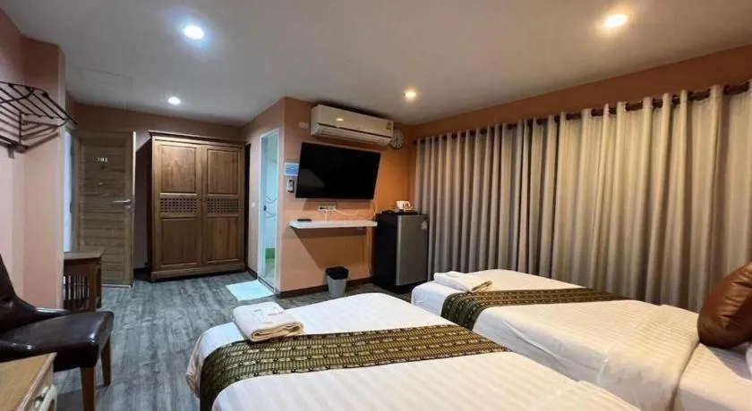 Bed in Phaphoom Boutique Residence