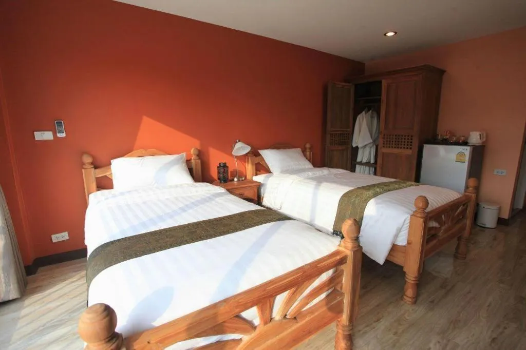 Bed in Phaphoom Boutique Residence