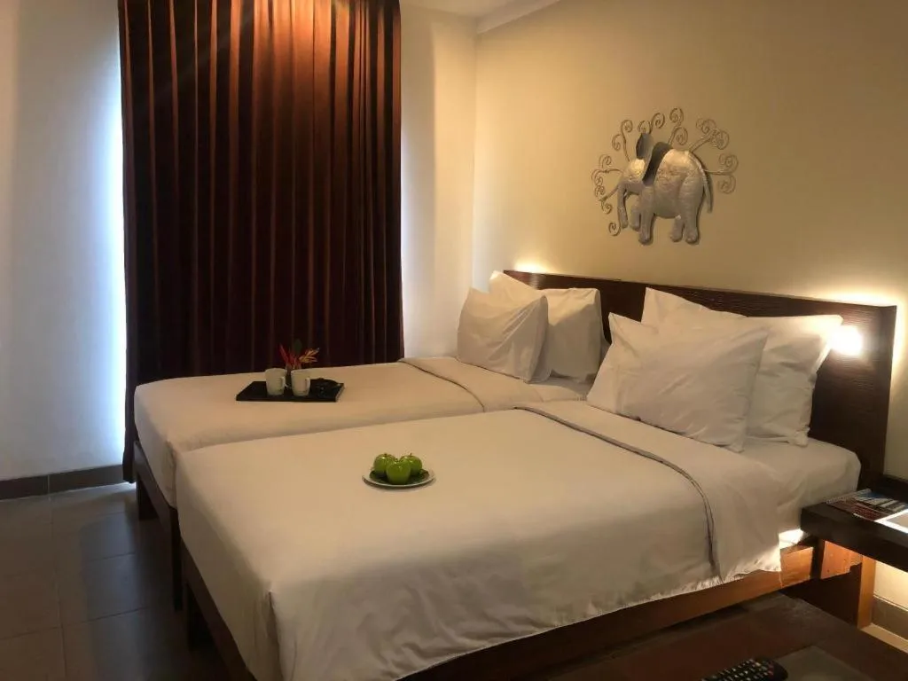 Bed in Burza Hotel Lubuk Linggau